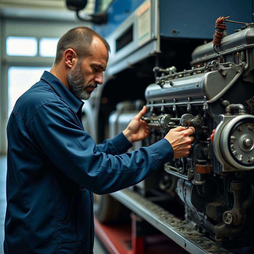 Reparación de motores diésel para camiones