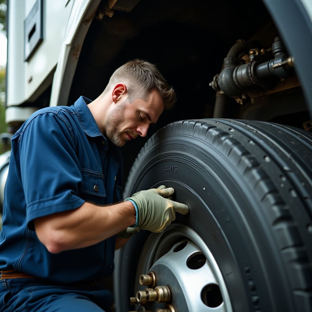 Mantenimiento de sistemas de frenos para transporte comercial